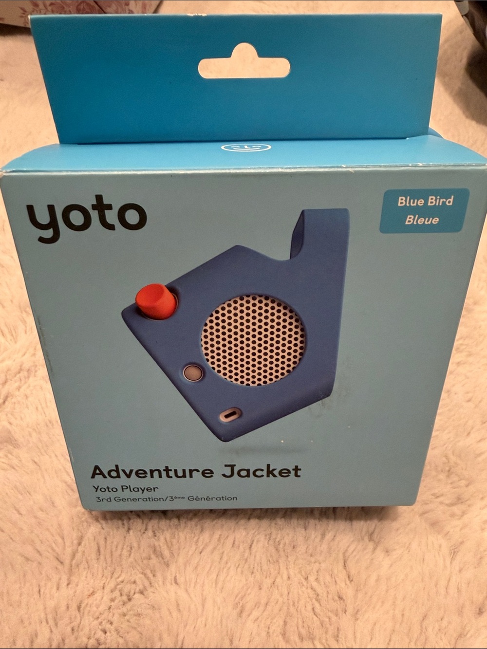 Yoto Adventure Jacket for Yoto Player - Blue bird color